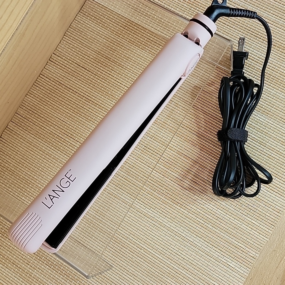 L’ange Model HS035 100W 1” Hair Straightener Pink Like New